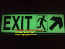 Emergency Exit Lights Fosfor
